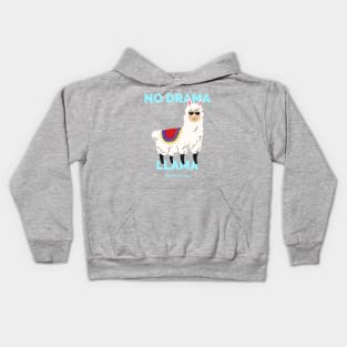 No Drama Llama Kids Hoodie